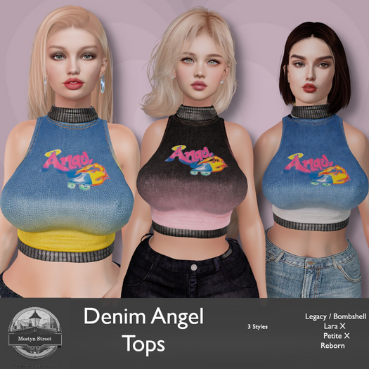 Mostyn St - Denim Angel Tops