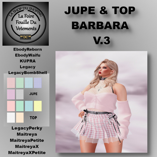 ** DC ** JUPE & TOP BARBARA V.3 + HUD_"UNPACKER /HUD"