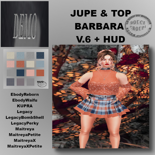 ** DC ** JUPE & TOP BARBARA V.6 + HUD_DEMO"UNPACKER /HUD"