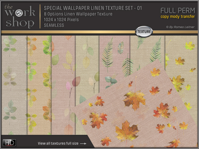 SPECIAL WALLPAPER LINEN TEXTURE SET - 01