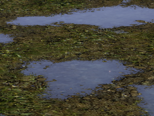 Puddles Terrain Pbr Texture Material full perm
