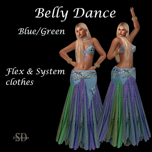Belly dance Bluegreen