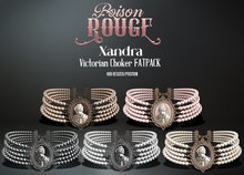 POISON ROUGE Xandra Victorian Chocker FATPACK