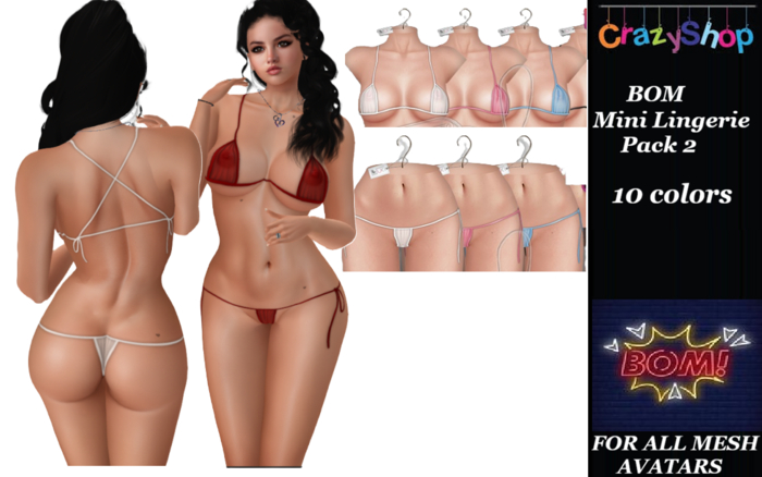 Crazy BOM Mini Lingerie Pack 2