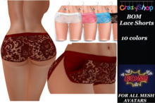 Crazy BOM Lace Shorts