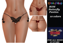 Crazy BOM Butterfly Panties