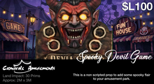Spooky Devil Game - Unscripted Prop Only For Decoration