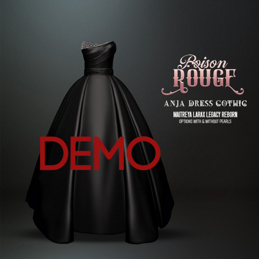 POISON ROUGE Anja Goth Dress DEMO