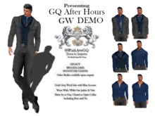 DEMO 69ParkAveGQ - GW Dark Gray Wool After Hours Formal Wear