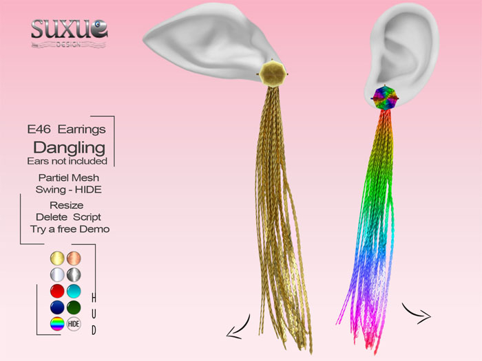 Dangle Earring Chain DEMO