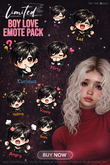 Limited Apparel - Boy Love Emote Pack