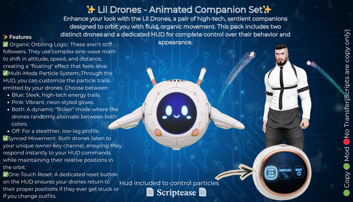 Lil Drones - Animated Companion Set 