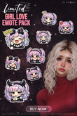 Limited Apparel - Girl Love Emote Pack