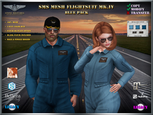 SMS Mk.IV Mesh Flightsuit - BLUE Pack
