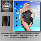 ** DC ** ROBE ADELINE N21 _ V.1 _ NOIR 1_"UNPACKER /HUD"