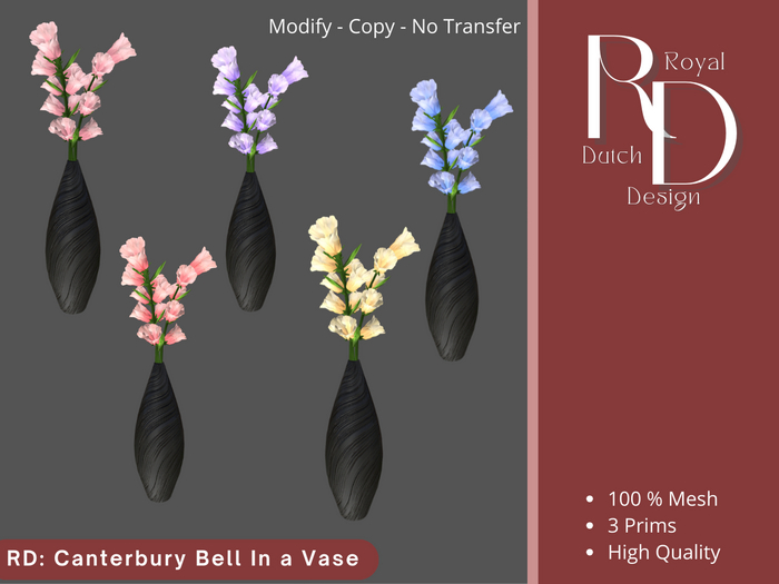 RD: Canterbury Bell In a Vase