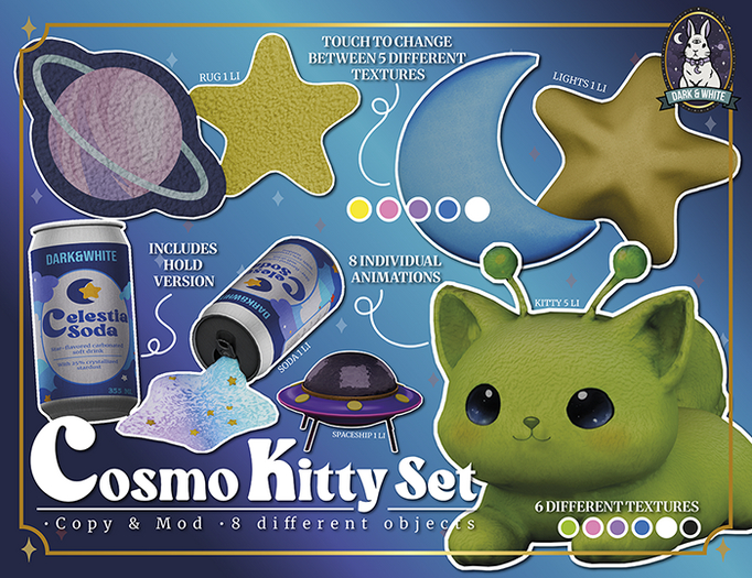 D&W//Cosmo Cat set