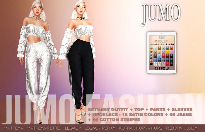 JUMO - BETHANY Outfit - May Pet Leg Per Kup Reb  - ADD Me