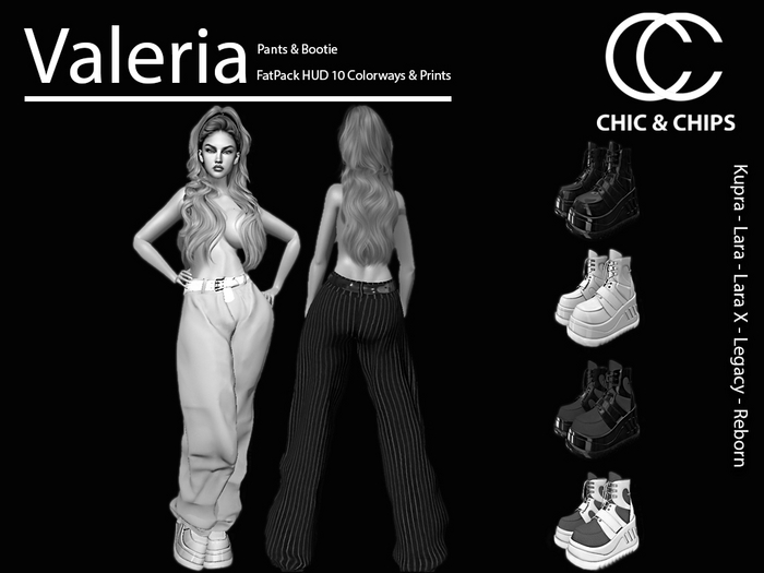 *C&C* Valeria Pants & Bootie FatPack [DEMO]