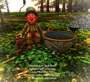 Leprechaun Bird Bath