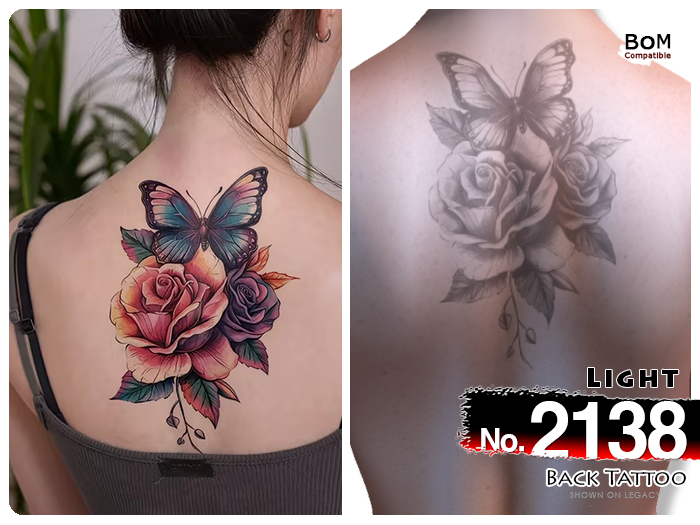 (Back Tattoo) No.2138 Light