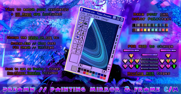  #Dreamn // Painting Frame + Mirror