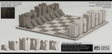 Fancy Decor: Brutalist Chess Set