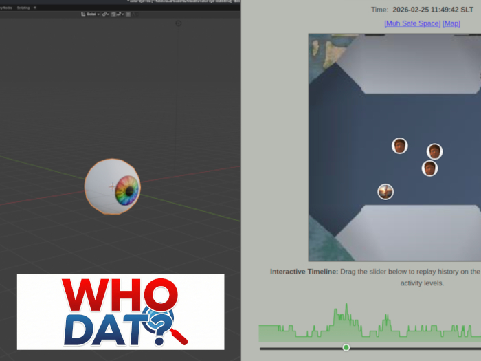 Who Dat? - Sim Radar & Visitor Tracker | Interactive Web History