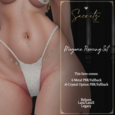 - Secrets - Marjorie Piercing Set - Rose - Reborn - Lara/LaraX - Legacy
