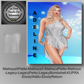 ** DC ** ROBE ADELINE N3 _ V.1 _ GRIS_"UNPACKER /HUD"
