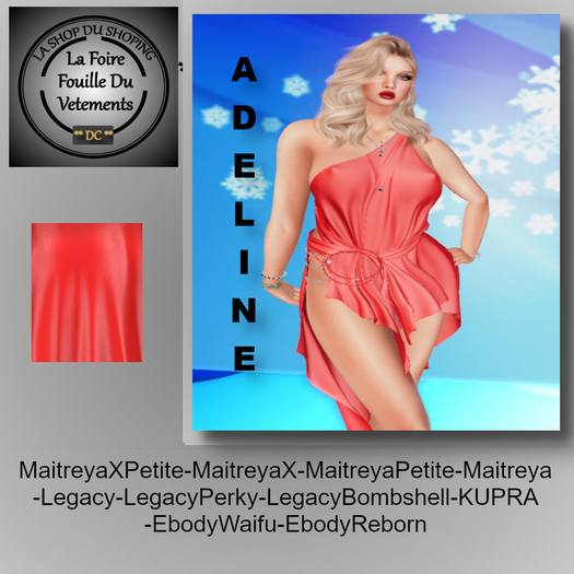 ** DC ** ROBE ADELINE N4 _ V.1 _ ROUGE1_"UNPACKER /HUD"