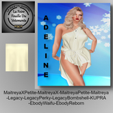 ** DC ** ROBE ADELINE N6 _ V.1 _ JAUNE PALE_"UNPACKER /HUD"