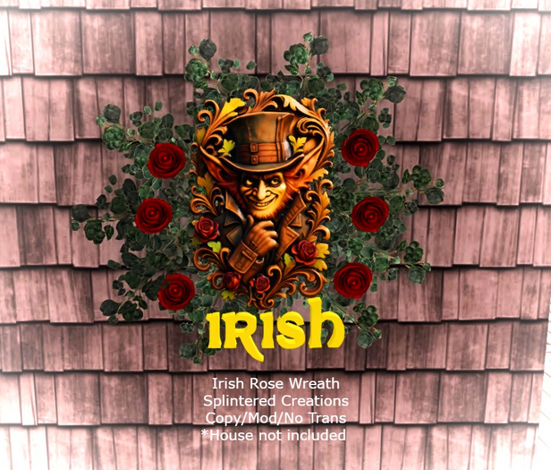 Irish Rose Wreath 
