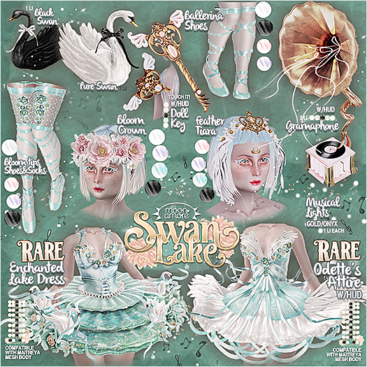 :MoonAmore: SwanLake / Bloom Crown (Pure)