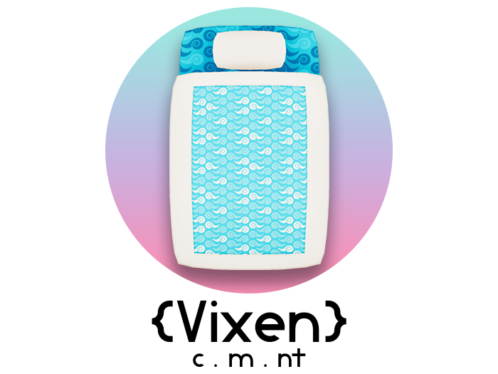 {Vixen} - Sleepover Futon - { #06 Aqua }