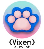 {Vixen} - Kitty Beans Throw Pillow - { #07 Lapis }