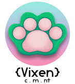 {Vixen} - Kitty Beans Throw Pillow - { #05 Seaglass }