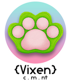 {Vixen} - Kitty Beans Throw Pillow - { #04 Lime }