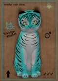 KittyCatS Box - Tiger! - Turquoise - Total Trait: 8T