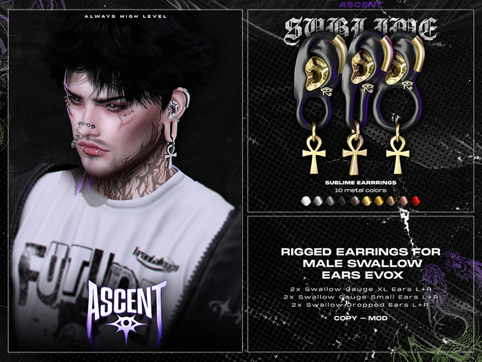 ASCENT - Sublime Earrings M