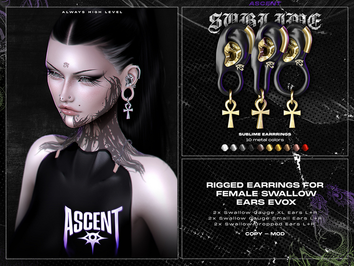 ASCENT - Sublime Earrings F