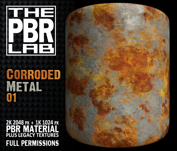 The PBR Lab - Corroded Metal 01