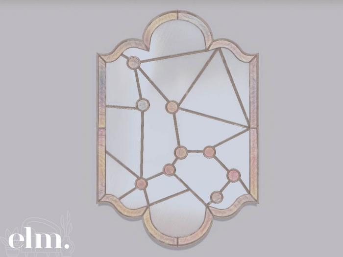 Elm. Star Sign Mirrors//Leo
