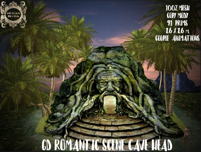 GD ROMANTIC SCENE CAVE HEAD