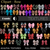 Full Perm Textures - Clipart Bow