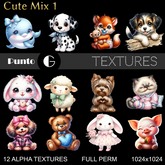 Full Perm Textures - Cute Mix 1