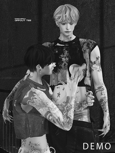 [Dope+Mercy]Offcut Tee"JAKE"_DEMO (ADD)