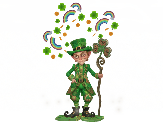 St Patrick's Day Interactive Leprechaun Greeter