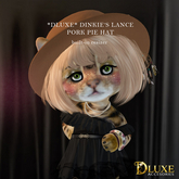 *DLUXE* DINKIE'S LANCE PORK PIE HAT* camel