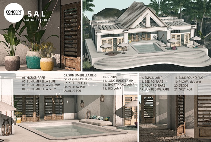 CONCEPT} SAL. FULL SET + RARE ( 21 Pcs )